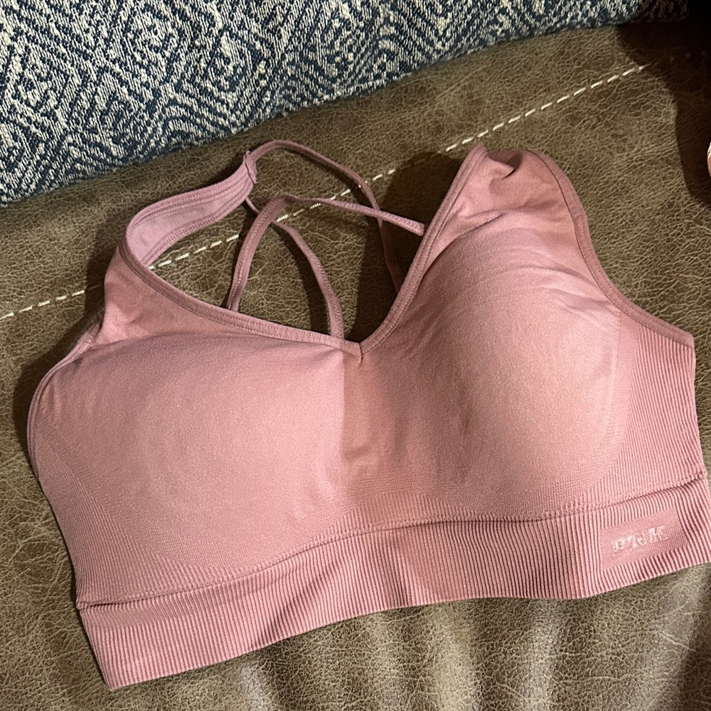 PINK Victoria's Secret Dusty Rose Sports Bra